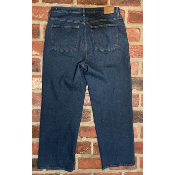 Madewell The Perfect Vintage Wide-Leg Jeans Dark Wash Women’s Size 32 - Picture 5 of 8